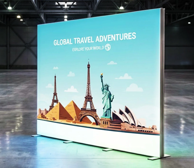 300×230 cm Modüler Lightbox Kongre ve Fuar Standı