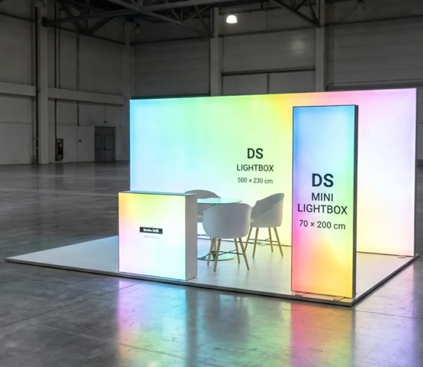 15 m² DS Modüler Lightbox Etkinlik Standı