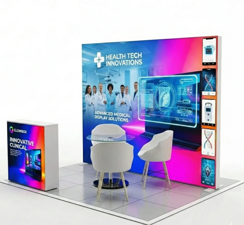 6 m² DS Modüler Lightbox Kongre Standı
