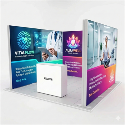 9 m² Modüler Lightbox Stand