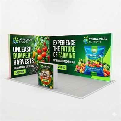 15 m² Modüler Lightbox Stand