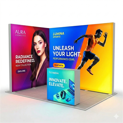6 m² Modüler Lightbox Stand