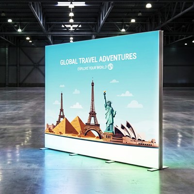 300x230 cm Modüler Lightbox Fuar Standı
